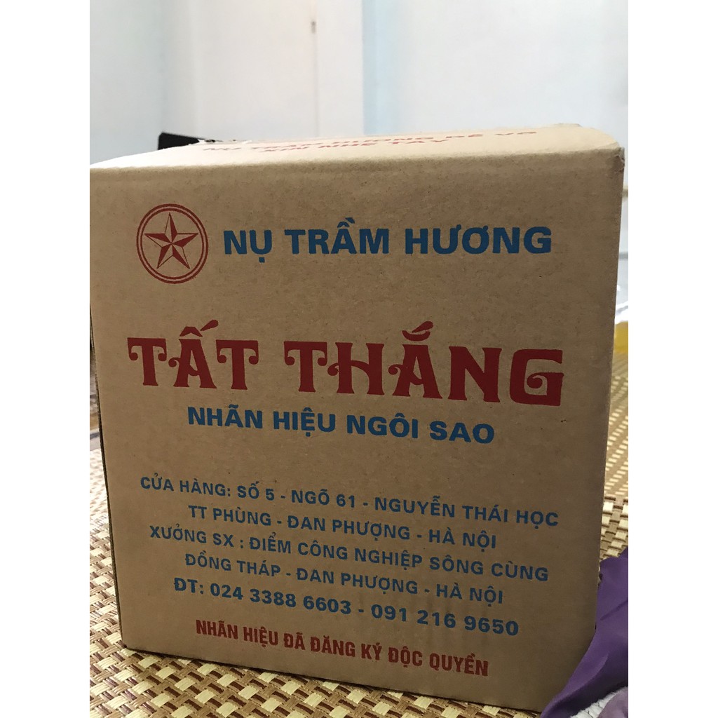 (HÀNG VIỆT NAM) Nụ Trầm Hương TẤT THẮNG 30 Viên Mùi Thơm Tự Nhiên Làm Thủ Công Không Hoá Chất