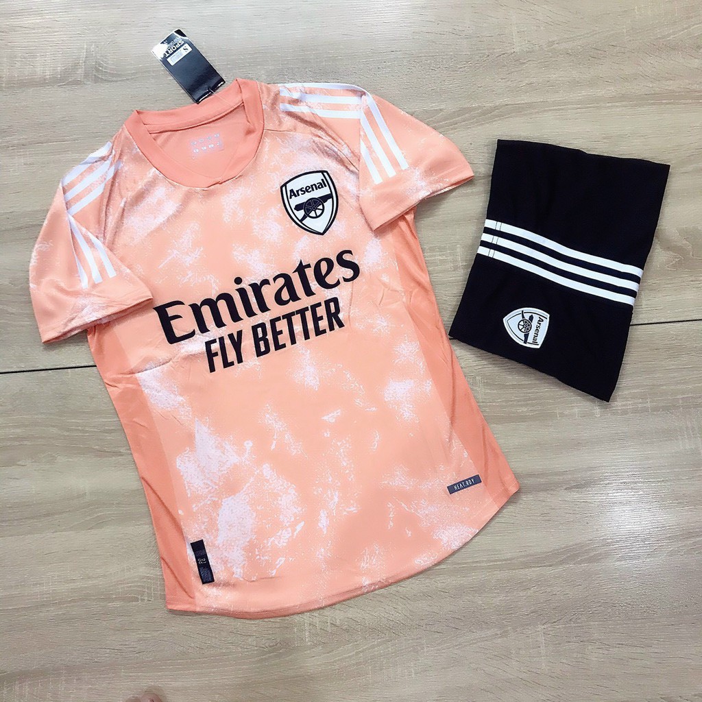 Áo Bóng Đá Trẻ Em đội bóng arsenal Thun Lạnh Cao Cấp HOT 2021