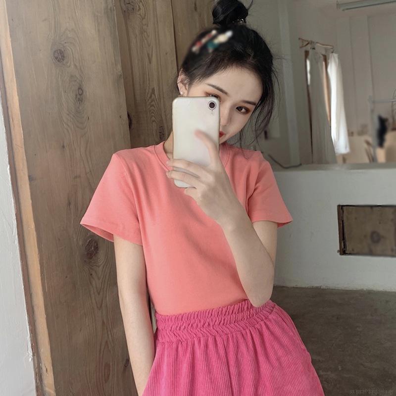 Áo Thun Tay Ngắn Kiểu Hàn Quốc Dành Cho Bạn Nữ
