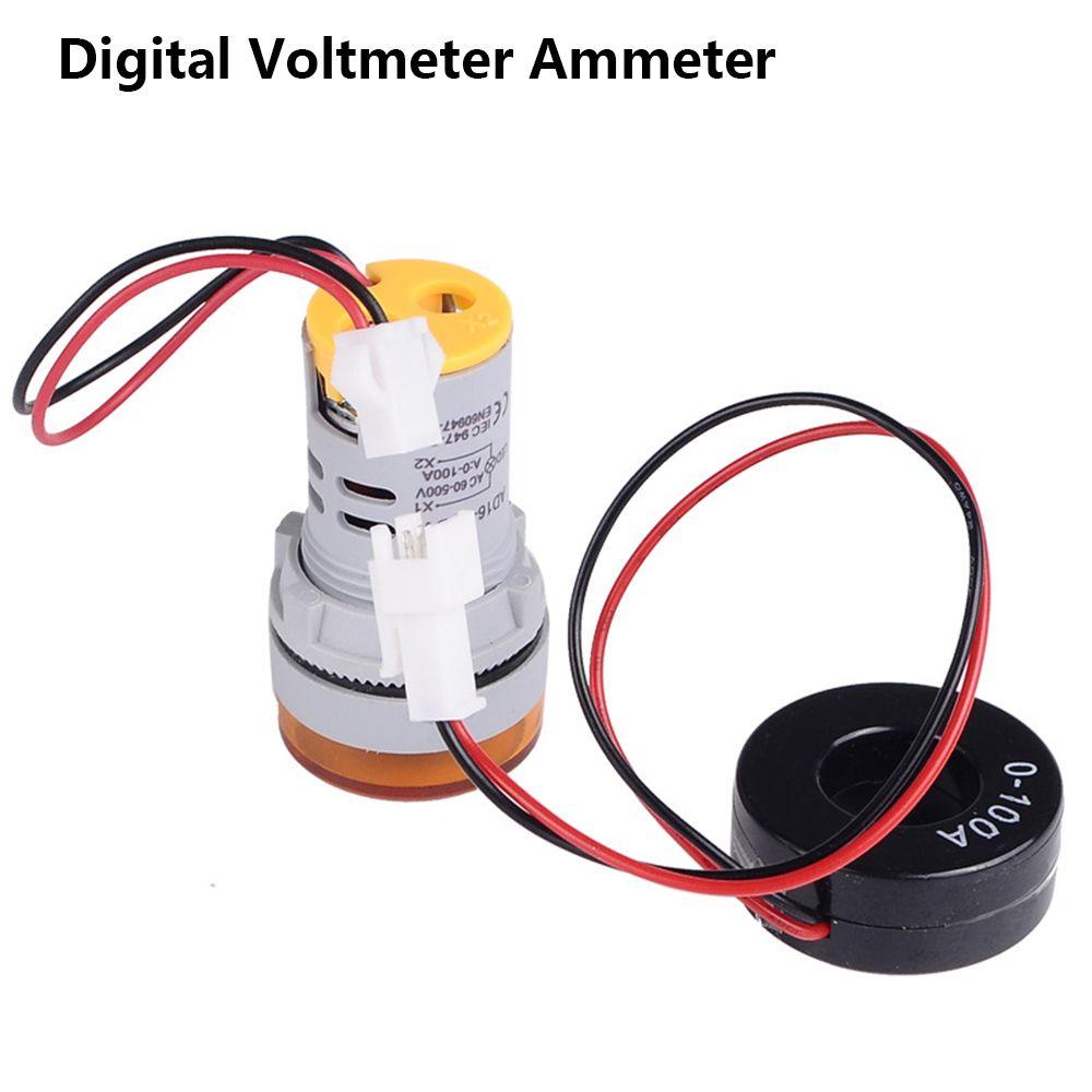 PINEVN Vôn Kế Kỹ Thuật Số Màn Hình LED 22mm