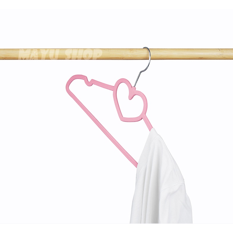 Móc treo jk lolita hình nơ hình trái tim đáng yêu Móc chống rơi quần áo