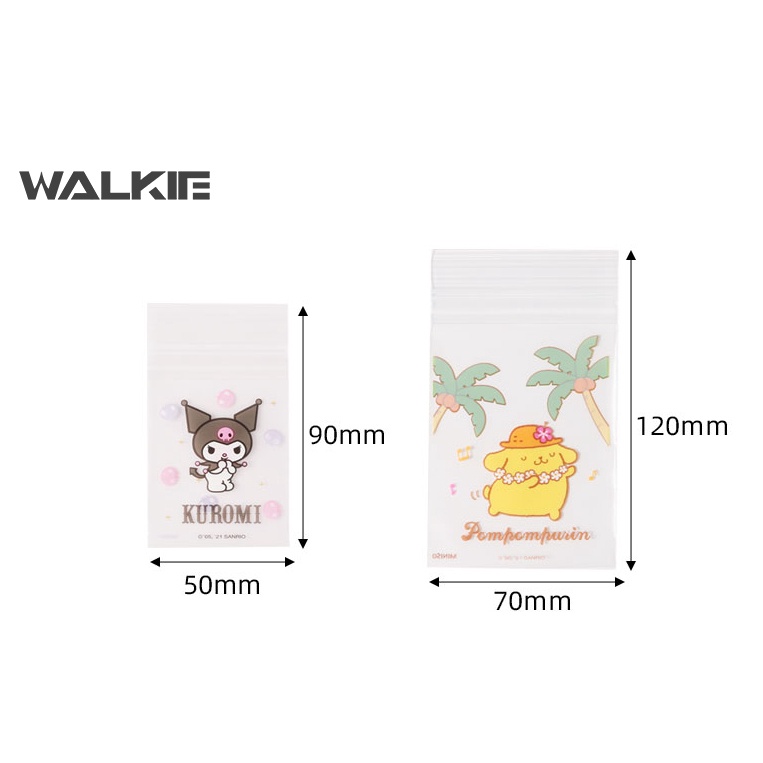 Túi Zip Đựng Thực Phẩm Bằng Nhựa Poly Hình Cinnamoroll Anime Kawaii Sanriomyelody