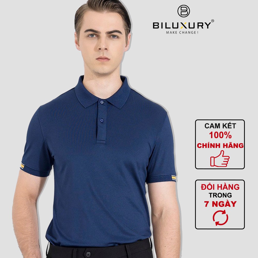 Áo polo nam Biluxury kiểu dáng đơn giản lịch lãm chất vải thoáng mát co giãn tốt 4APCT016TTS | BigBuy360 - bigbuy360.vn