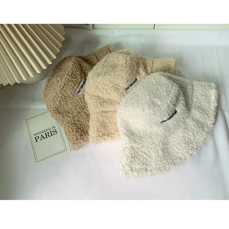 Mũ Bucket Lông Cừu Giống Angela Baby - Nón Bucket Lông Xù