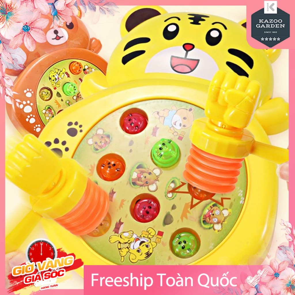 Bộ Đồ Chơi Đập Chuột Đập Hổ [FREESHIP❤️] Nhựa ABS An Toàn Cho Bé Tặng 2 Búa