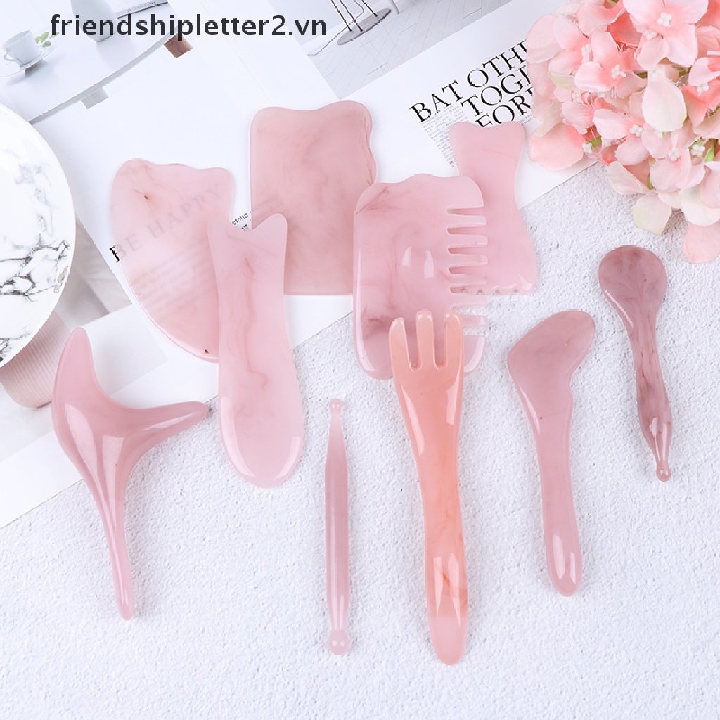 #Nóng Trong Kho# Dụng Cụ Mát Xa Gua Sha Bằng Nhựa Tổng Hợp Tự Nhiên