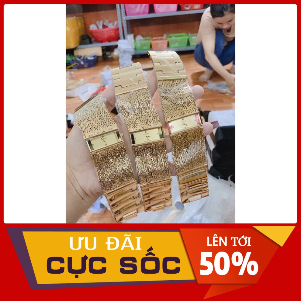 Đồng hồ Nữ Guess Dây Kim Loại hợp thời trang , bền bỉ tặng kèm pin kèm hộp, bảo hành 12 tháng