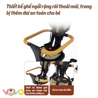 Xe đẩy đảo chiều gấp gọn vovo