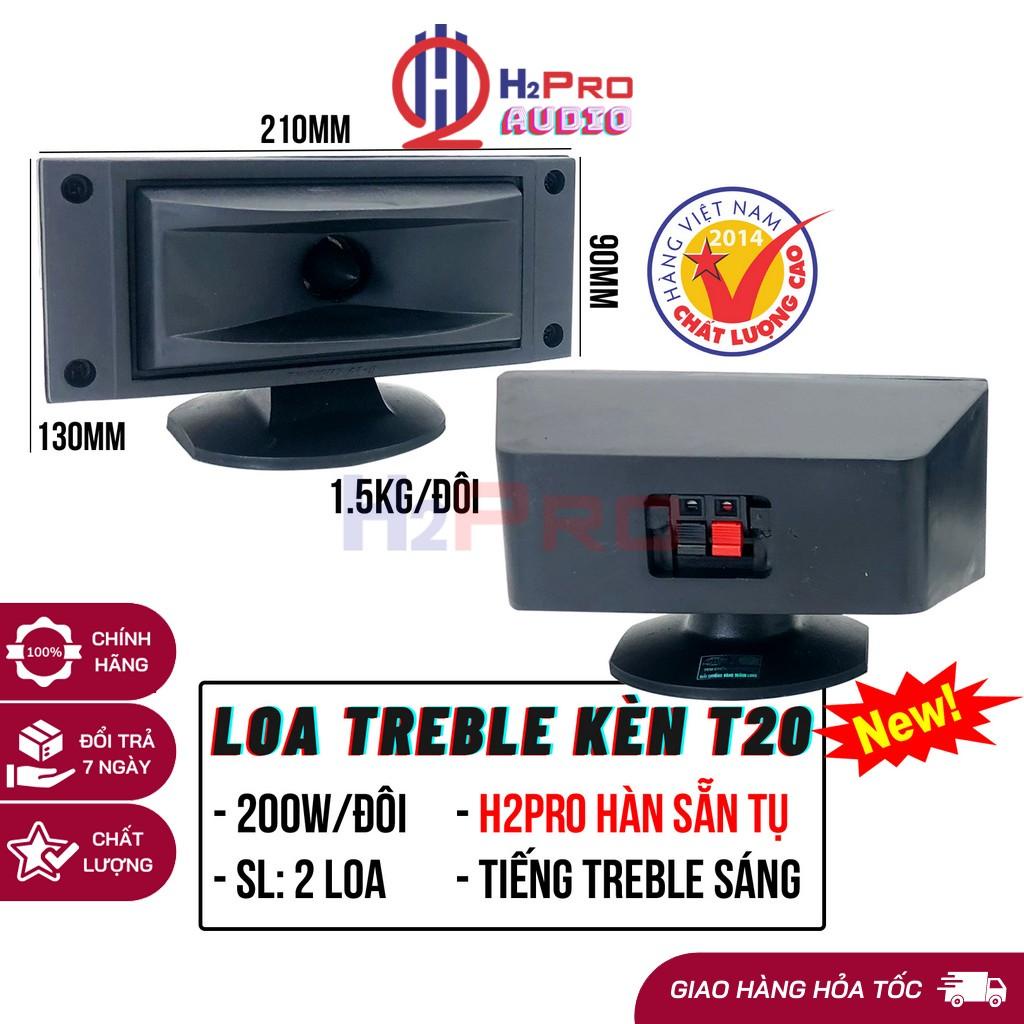 Đôi Loa Treble Kèn, Loa Tép Rời Thumper AT20 200W Chính Hãng (2 Cái), Tiếng Treble Sáng-Nghe Hay, Hàn Sẵn Tụ-H2Pro Audio