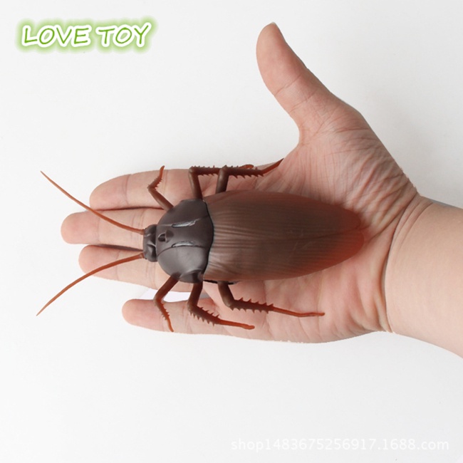 Nkodok Đồ Chơi Con Gián Điện Tử Điều Khiển Từ Xa Hồng Ngoại Mô Phỏng Gián Giả Trò Đùa Thú Vị