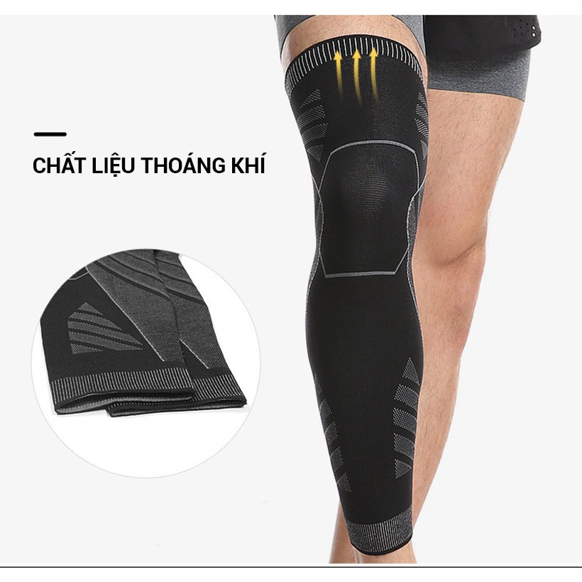 Đai ống dài chống căng cơ chân đùi AOLIKES HX 7060 (1 cái) bán sỉ, chuyên gym, chính hãng