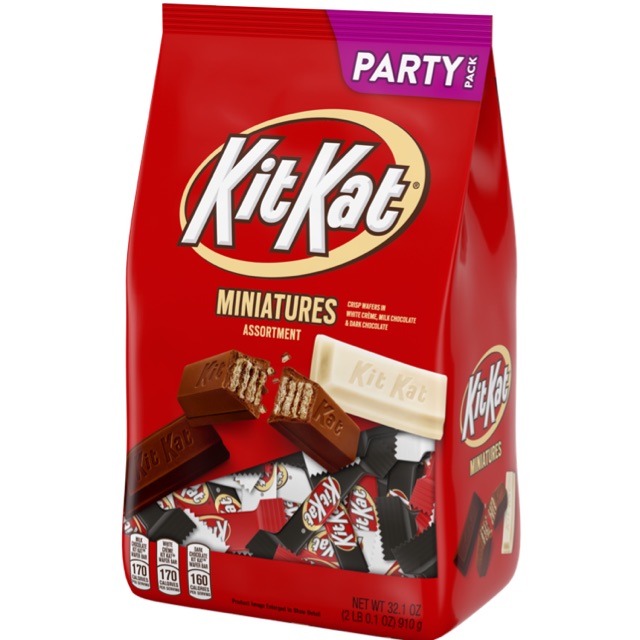 [🇺🇸]SOCOLA KIT KAT HỖN HỢP -Kit Kat, Miniatures Assortment Party Bag