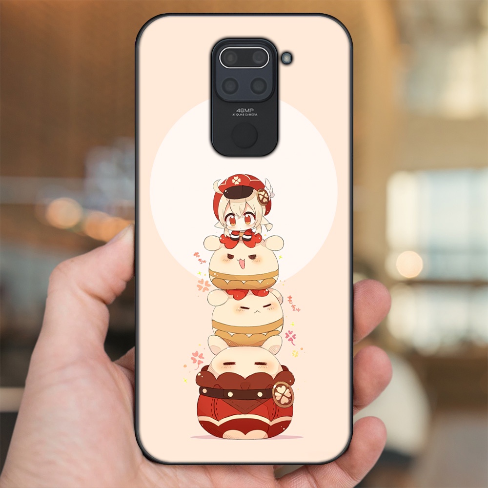 Ốp lưng Xiaomi Redmi Note 9 viền đen in hình Klee Genshin Impact