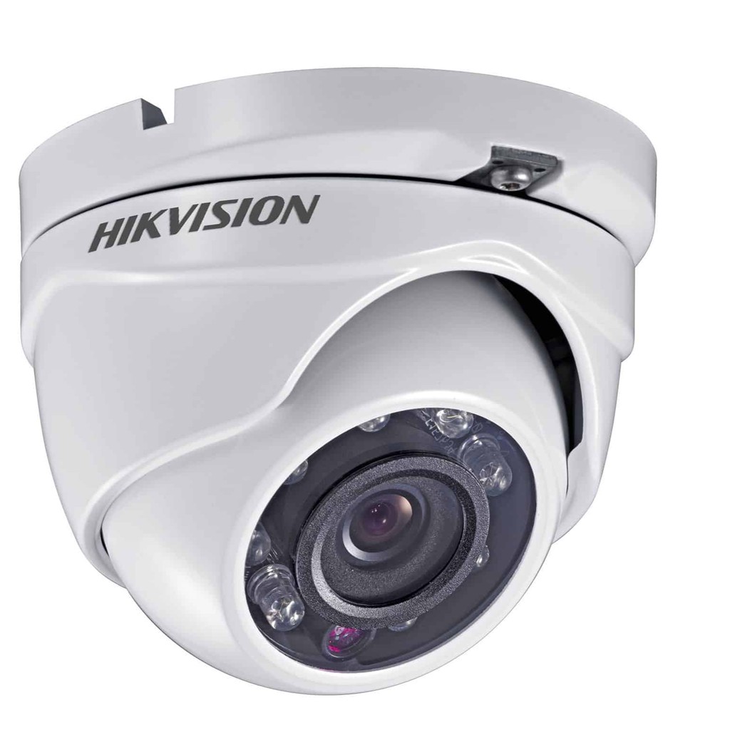 CameraHD-TVIbán cầu hồng ngoại 20m ngoài trời 2MP HIKVISION DS-2CE56D0T-IRM (Trắng)