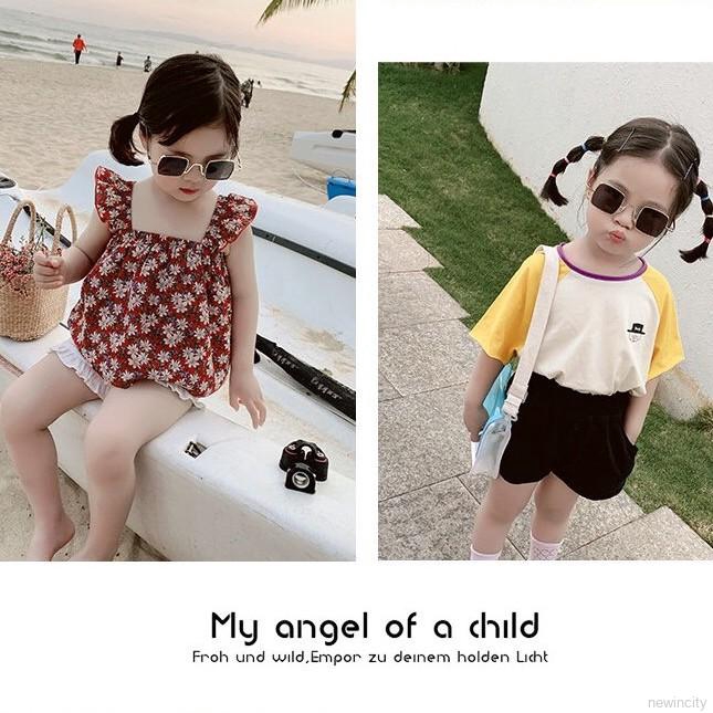 Kính mát chống tia UV kiểu dáng Hàn Quốc dành cho các bé