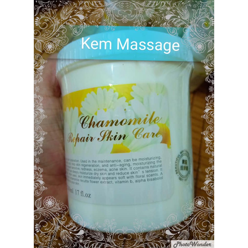 Kem massage mặt Hoa cúc dành cho Spa
