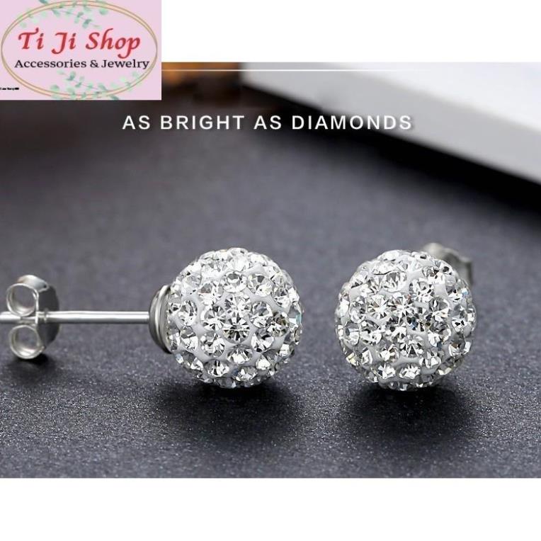 BÔNG TAI INOX TRÁI CHÂU &quot; ĐẸP SANG GIÁ RẺ&quot;