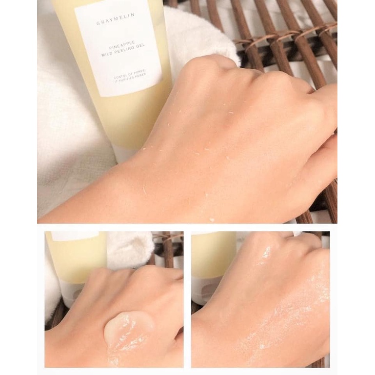 GEL TẨY DA CHẾT MẶT DỨA TRẮNG SÁNG DƯỠNG DA PEELING GEL GRAYMELIN MILD