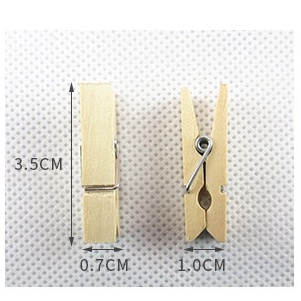 Set 10 kẹp gỗ mini treo ảnh trang trí sáng tạo phong cách Vintage