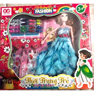 Hộp búp bê Fashion Baby Thoả Sức Sáng Tạo cho Bé ( Hàng Việt Nam)