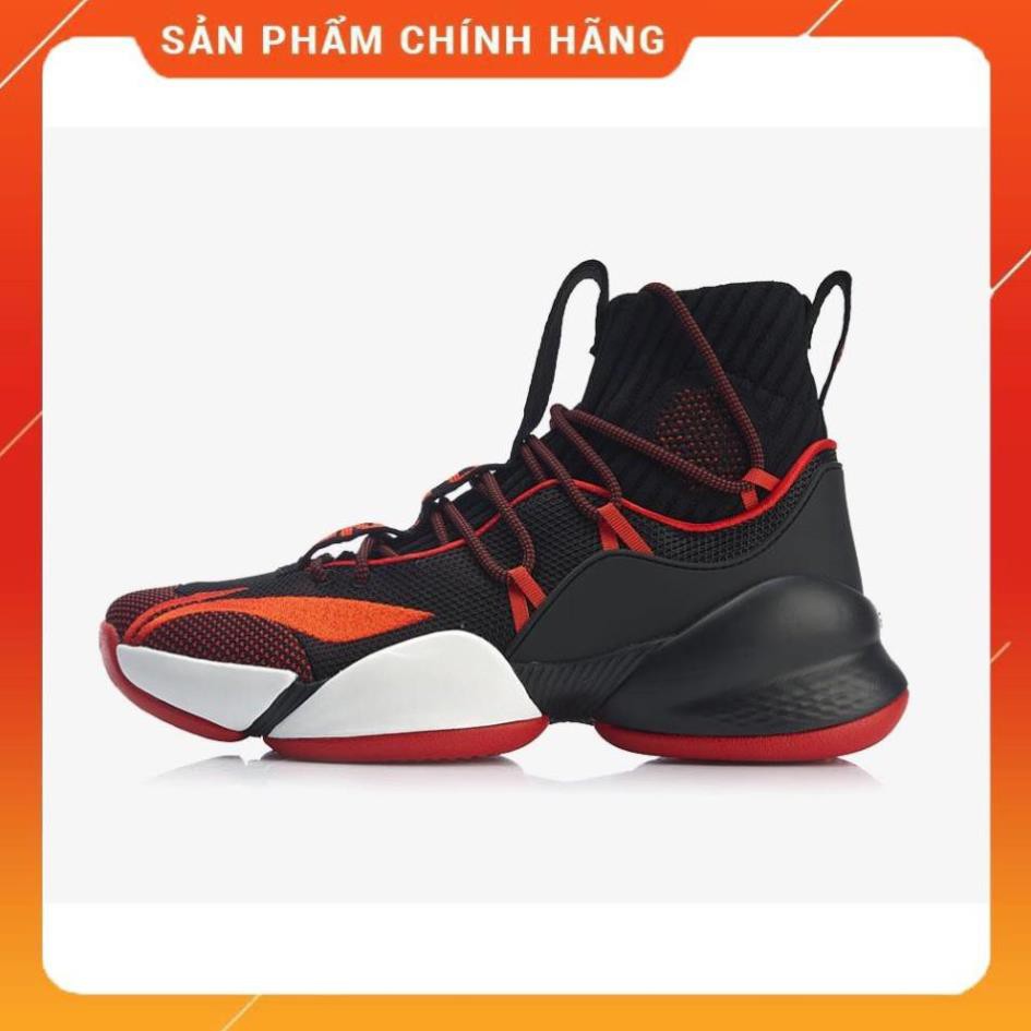 [Đỉnh Cao] ĐẲ𝐍𝐆 𝐂Ấ𝐏 Giày bóng rổ Li-Ning Power V Playoff C.J. McCollum Black Red TỐT . . 🎁 .. new 👟 new