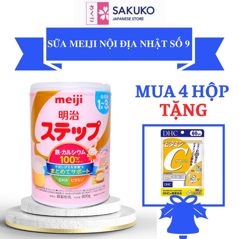 Sữa Công Thức MEIJI số 9 Nội Địa Nhật Hộp 800g - SAKUKO