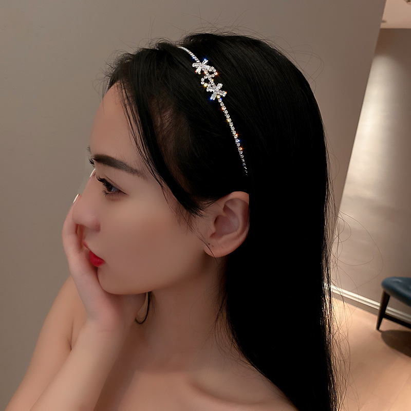 BELLA Bellakak Hàn Quốcan Style New Zirconium Flower Hoops