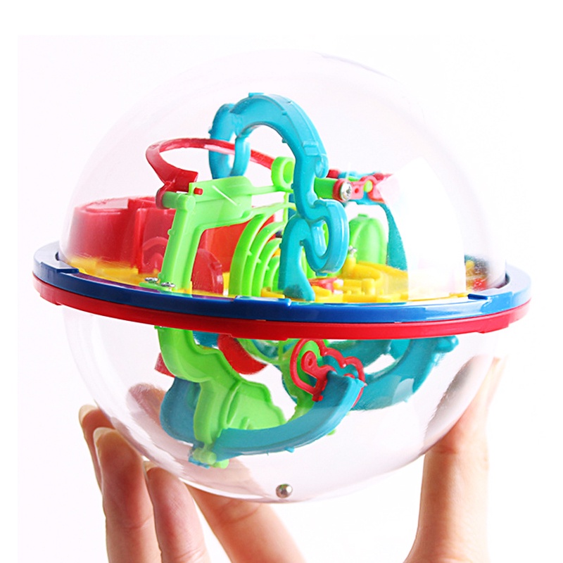Quả Bóng Mê Cung 3D Có Thể Xoay 100 Bước Cho Trẻ Em