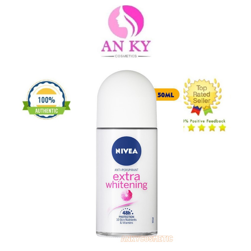 Lăn Ngăn Mùi Nivea Trắng Mịn Mờ Vết Thâm 50ml - 83747