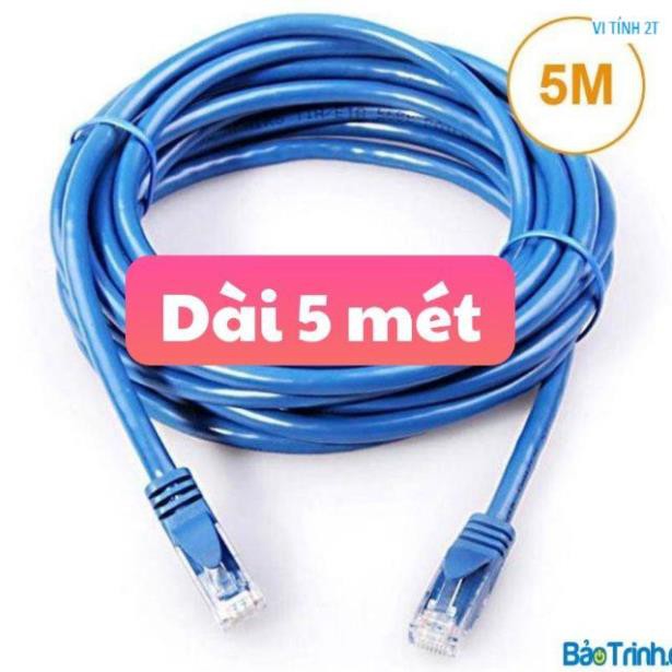 Cáp mạng bấm đầu sẵn dài 5m mét