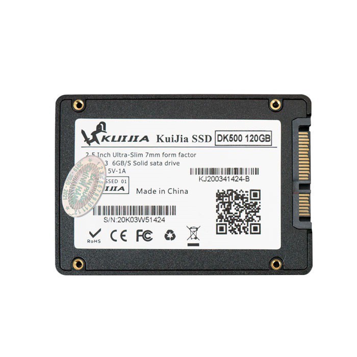 SSD 120G KUIJIA ( HÀNG MỚI CHÍNH HÃNG ) Bảo hành 3 năm 1 đổi 1 mới