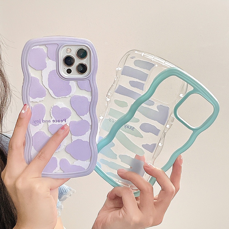 Ốp Điện Thoại Viền Gợn Sóng Họa Tiết Da Báo Chống Rơi Cho iPhone 13 Pro Max 12 Pro Max 11 Pro Max IX XS XR