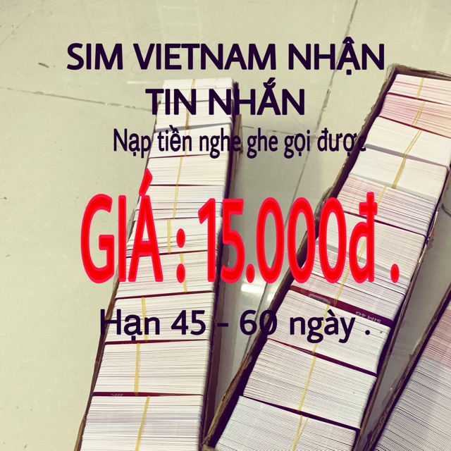 Sim Vietnam nhận tin nhắn