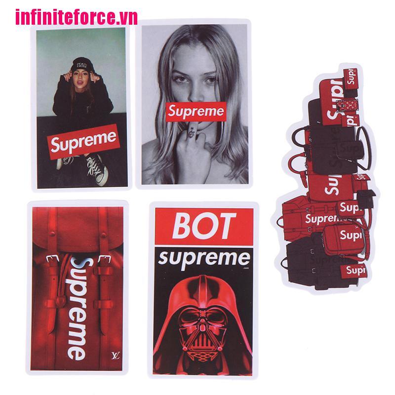 Bộ 50 Miếng Dán Trang Trí Họa Tiết Graffiti Dễ Thương
