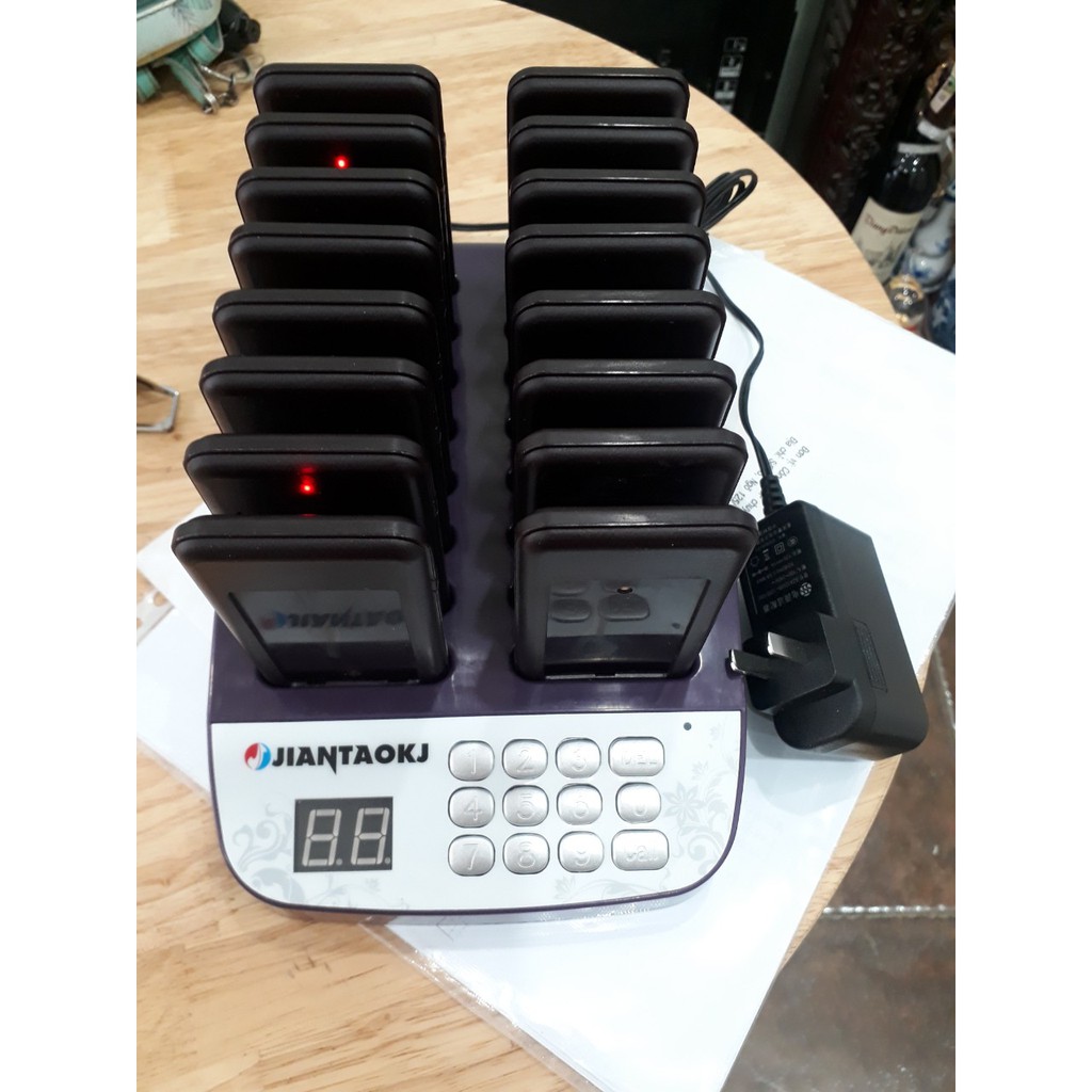 Bộ thẻ báo order tự phục vụ dành cho quán cà phê, quán ăn