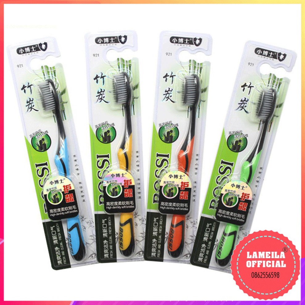 Bàn Chải Đánh Răng Than Tre Hoạt Tính Hàn Quốc BOSSI P0232 sale