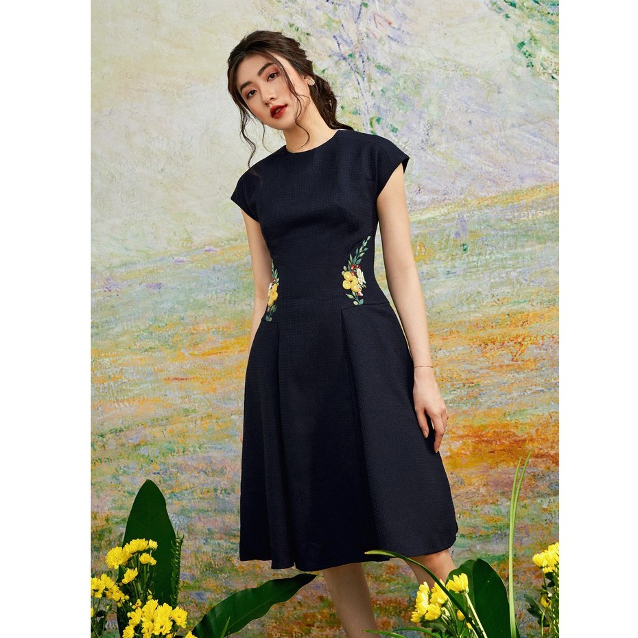 OLV - Đầm Bella Sided Embro Dress
