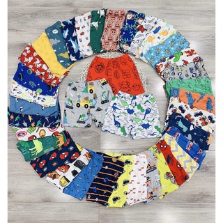 Quần cotton bozip hình cho bé