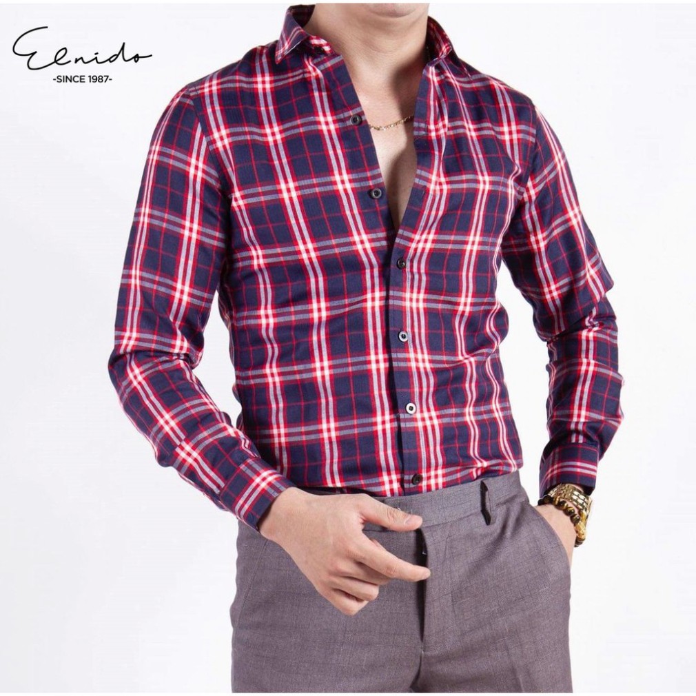 Áo sơ mi nam cổ bẻ họa tiết kẻ phong cách thời trang Hàn Quốc JKT FASHION | BigBuy360 - bigbuy360.vn