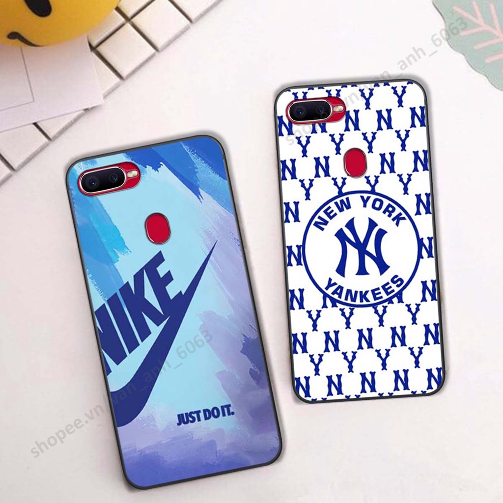 Ốp lưng Oppo A5s / A7 / F9 / A12 ốp điện thoại hình bearbrick, new york, thể thao