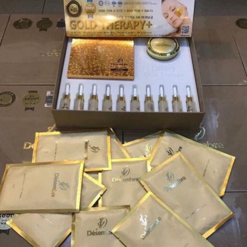 Bộ mặt nạ dát vàng Luxury Gold Therapy