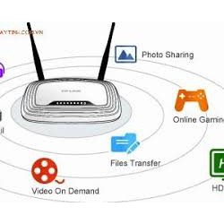 Router WiFi Tplink 841N chuẩn N tốc độ 300Mbps - 2 Anten Model: WR841N (Hãng phân phối chính thức)