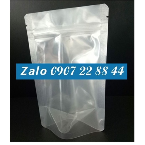 1KG TÚI ZIP BẠC ĐÁY ĐỨNG