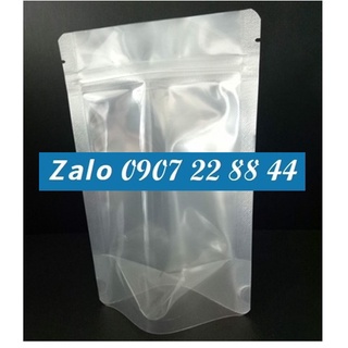 1KG TÚI ZIP BẠC ĐÁY ĐỨNG