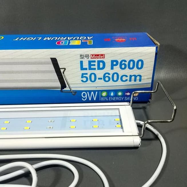 Dây Đèn Led Yamano P600 50-60cm 9 Watt Dùng Để Trang Trí Bể Cá Màu Trắng / Xanh Dương