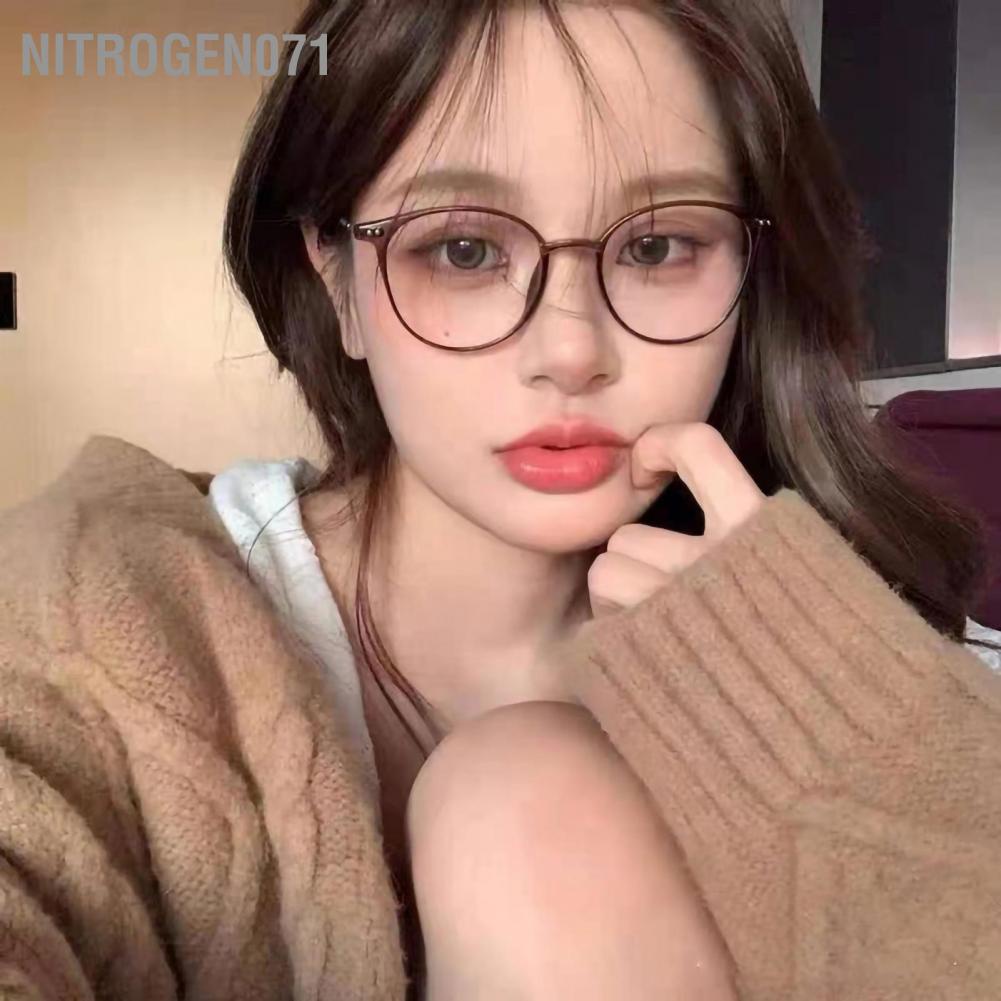 Kính mát gọng kim loại dáng tròn cỡ lớn phong cách vintage