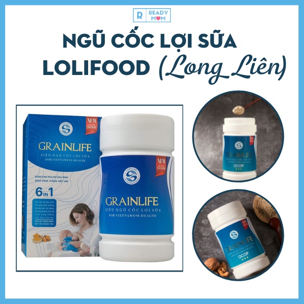 Ngũ Cốc Lợi Sữa Long Liên 6IN1 Lolifood 500gr | Gìn Giữ Sữa Mẹ | Mẹ Sau Sinh Khỏe Đẹp | NC03