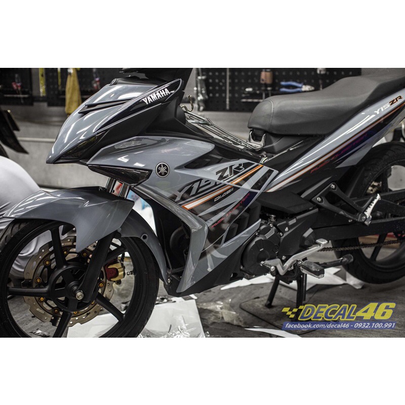 Tem Trùm Exciter 150 Phối Xám Xi Măng Y15ZR