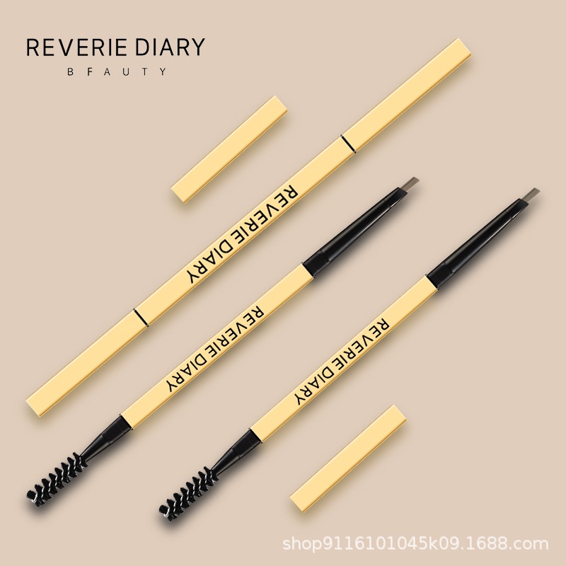 [Hàng mới về] Bút kẻ lông mày REVERIE DIARY chống thấm nước thiết kế đầu tam giác dễ xoay độc đáo tiện dụng