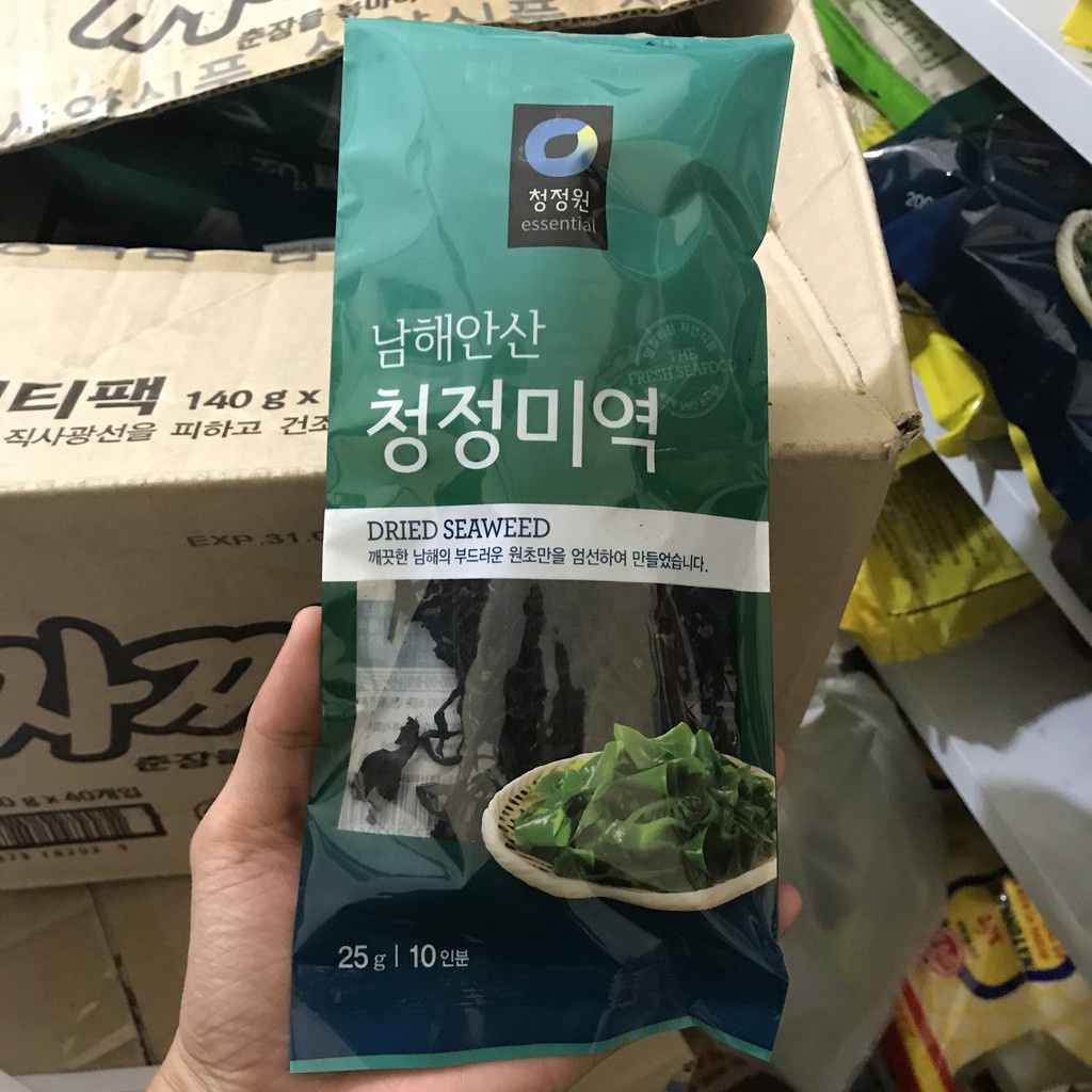 Rong biển khô nấu canh Hàn Quốc Deasang - gói 25gram